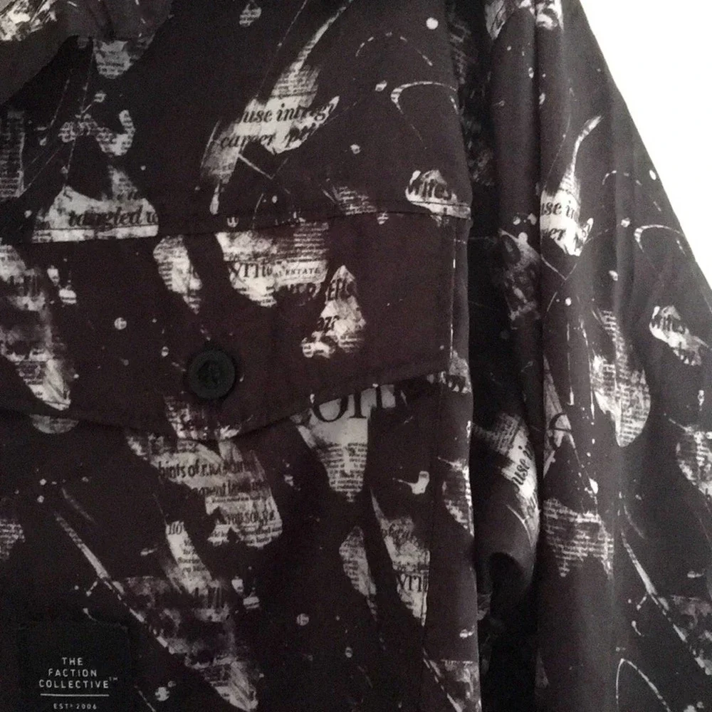 FACTION collection elemental mens windbreaker SIZE LARGE - Picture 6 of 9